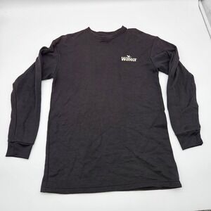 Wawa Long Sleeve Thermal‎ Shirt Black Embroidered Logo Size S